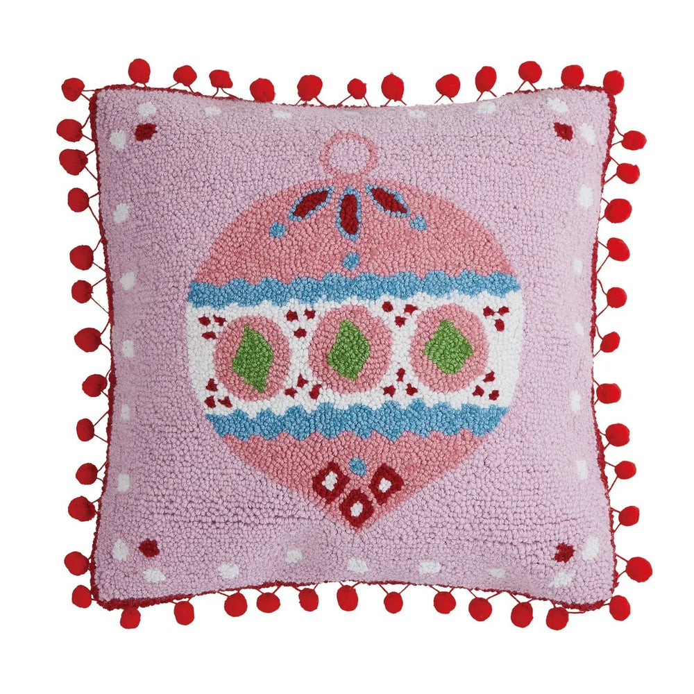 Sparkle Pink Ornament Hook Pillow