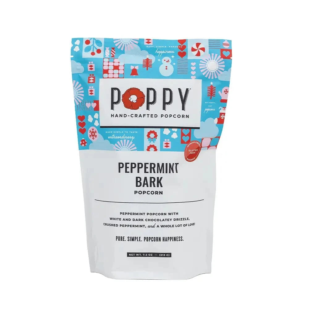 Chocolate Peppermint Poppy Popcorn