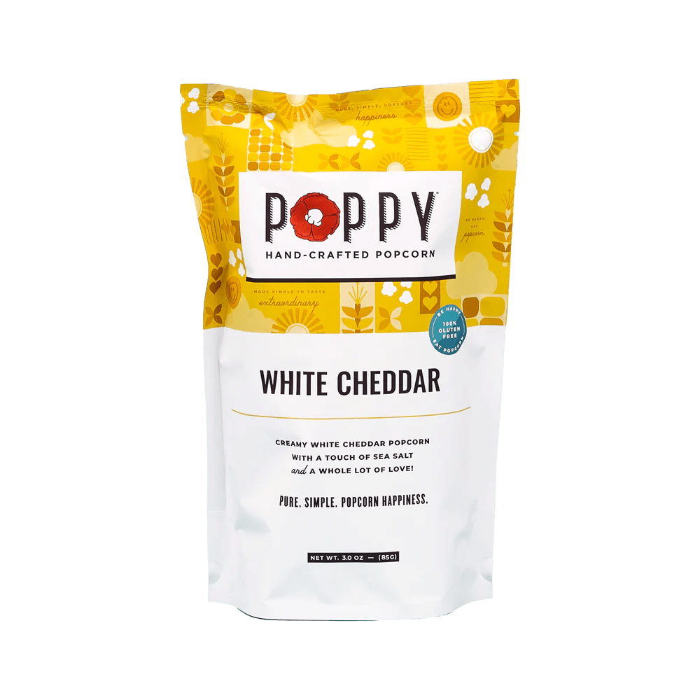 White Cheddar Poppy Popcorn