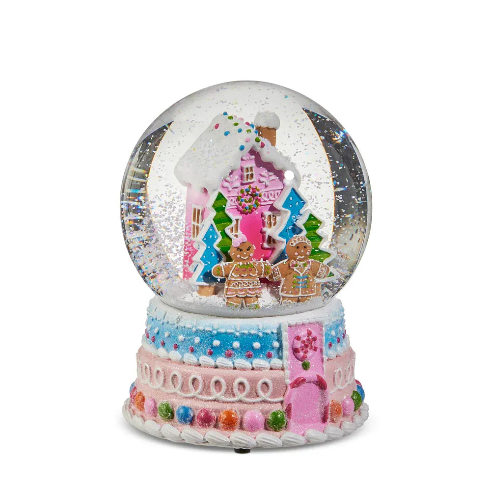 Gingerbread House 6.5" Snow Globe