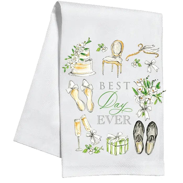 Rosanne Beck Best Day Ever Icons Kitchen Towel