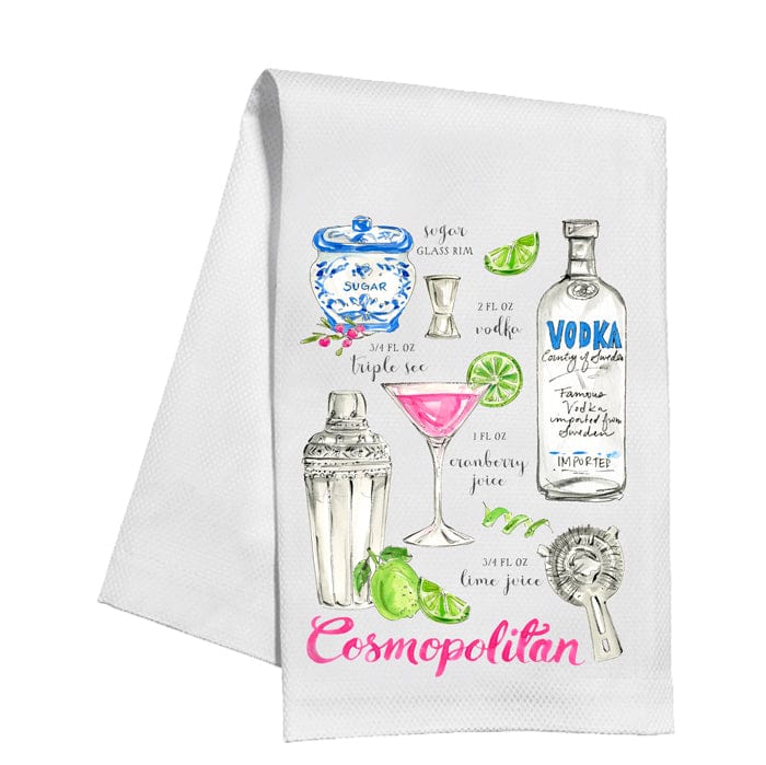 Cosmopolitan Recipe Kitchen Towel