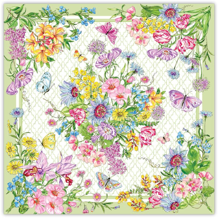 Green Botanical Garden Square Paper Placemats