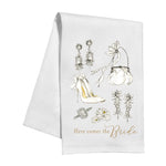 Rosanne Beck Here Comes the Bride Kitchen Towel