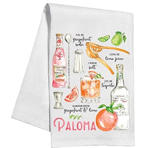 Rosanne Beck Paloma Recipe Kitchen Towel