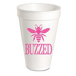 Rosanne Beck Pink Buzzed Styrofoam Cups