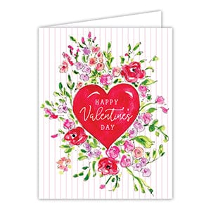 Rosanne Beck Valentine's Red Heart Card