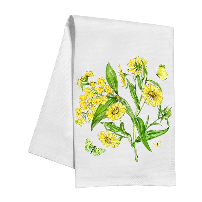 Rosanne Beck Yellow Mountain Lentil & Madia Kitchen Towel