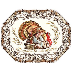 RosanneBECK Collections Turkey Hay Berry Die-Cut Placemats
