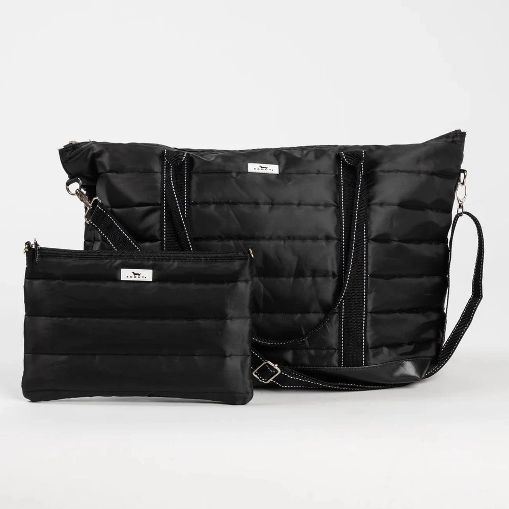 Scout Black Puffer Triple Advisor Bag