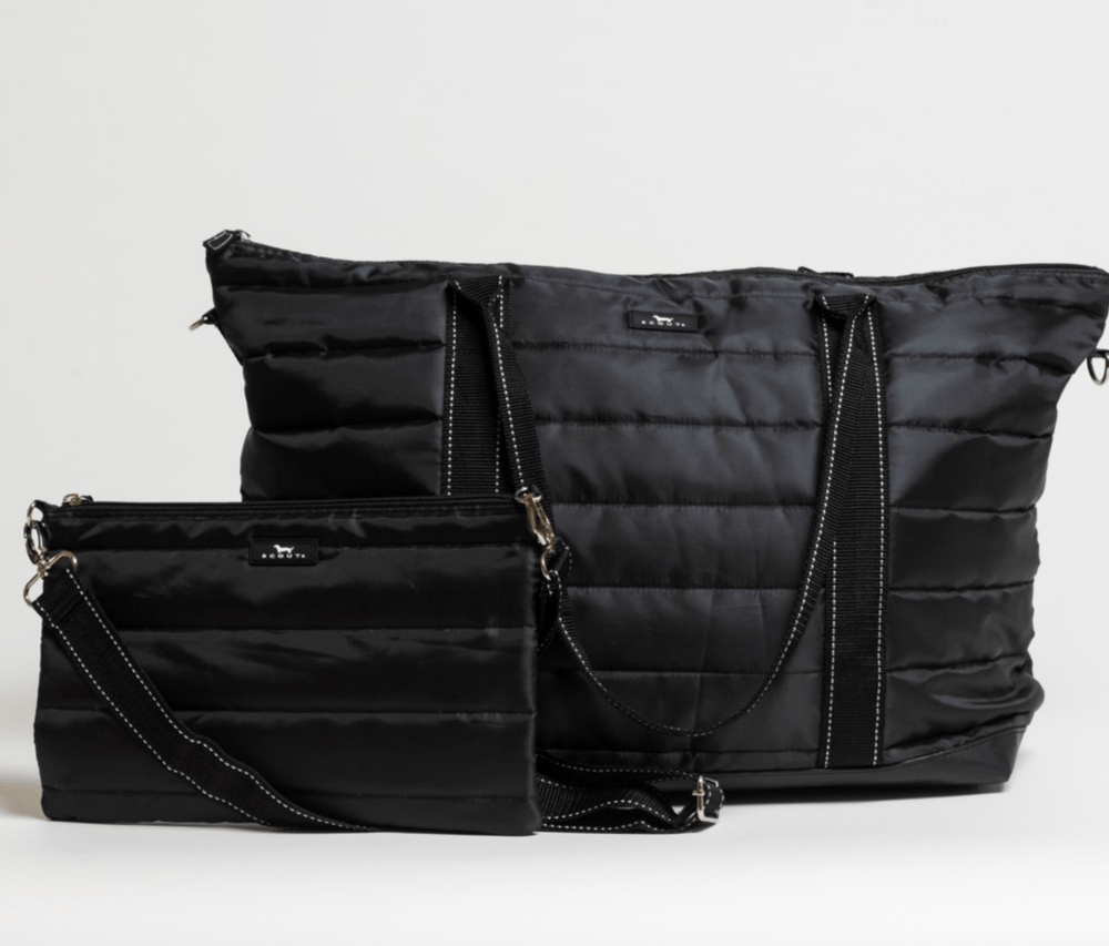 Scout Black Puffer Triple Advisor Tote