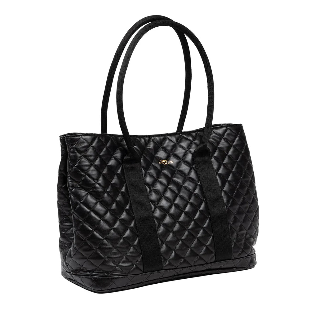 Scout Black Quilted Miss Manors Tote