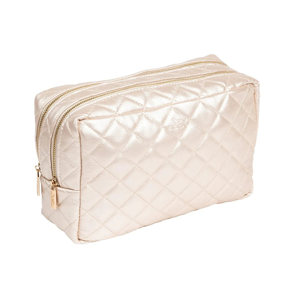 Scout Scout Champagne Quilted 2-Way Toiletry Bag
