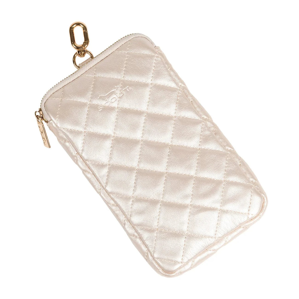 Scout Scout Champagne Quilted Call Me Maybe Phone Pouch