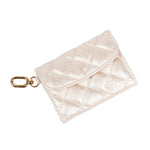 Scout Champagne Quilted Street Cred Card Holder