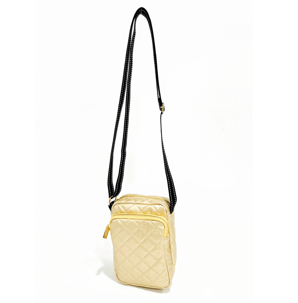 Scout Gold Quilted The Micromanager Crossbody