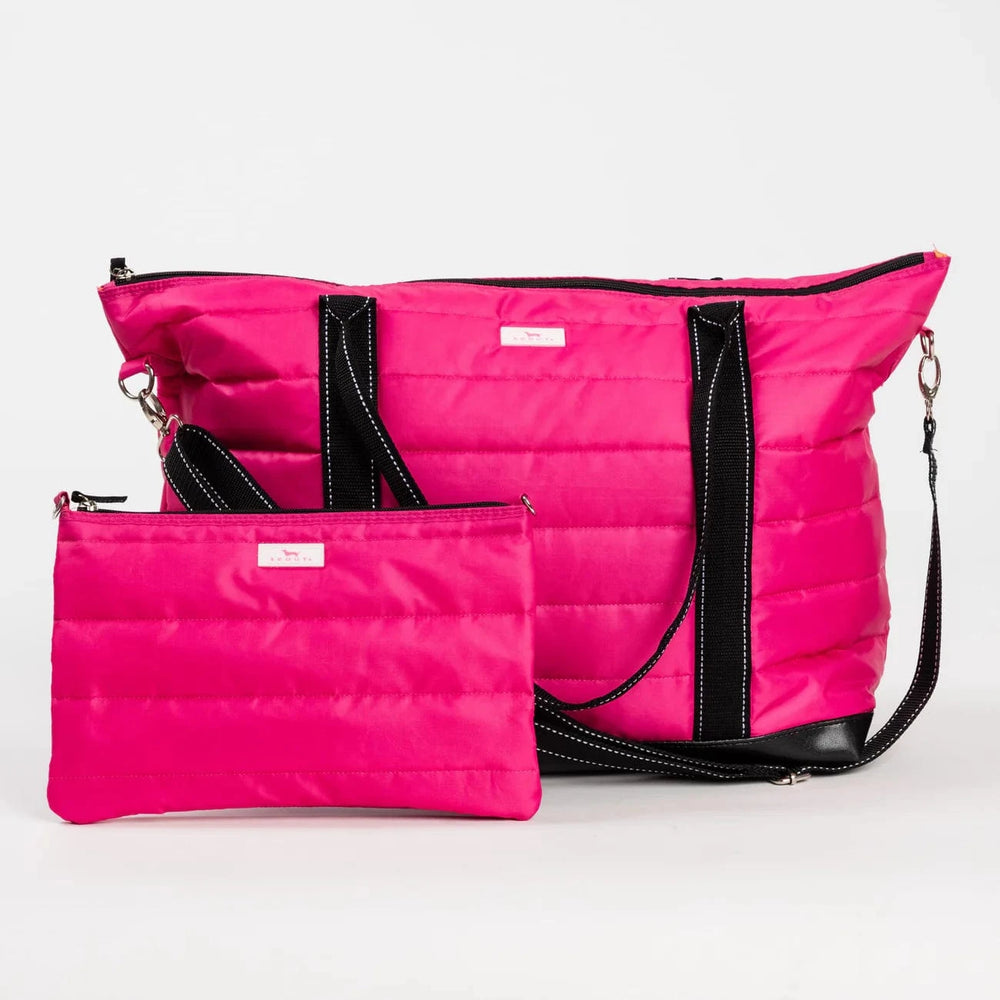 Scout Pink Puffer Triple Advisor Bag