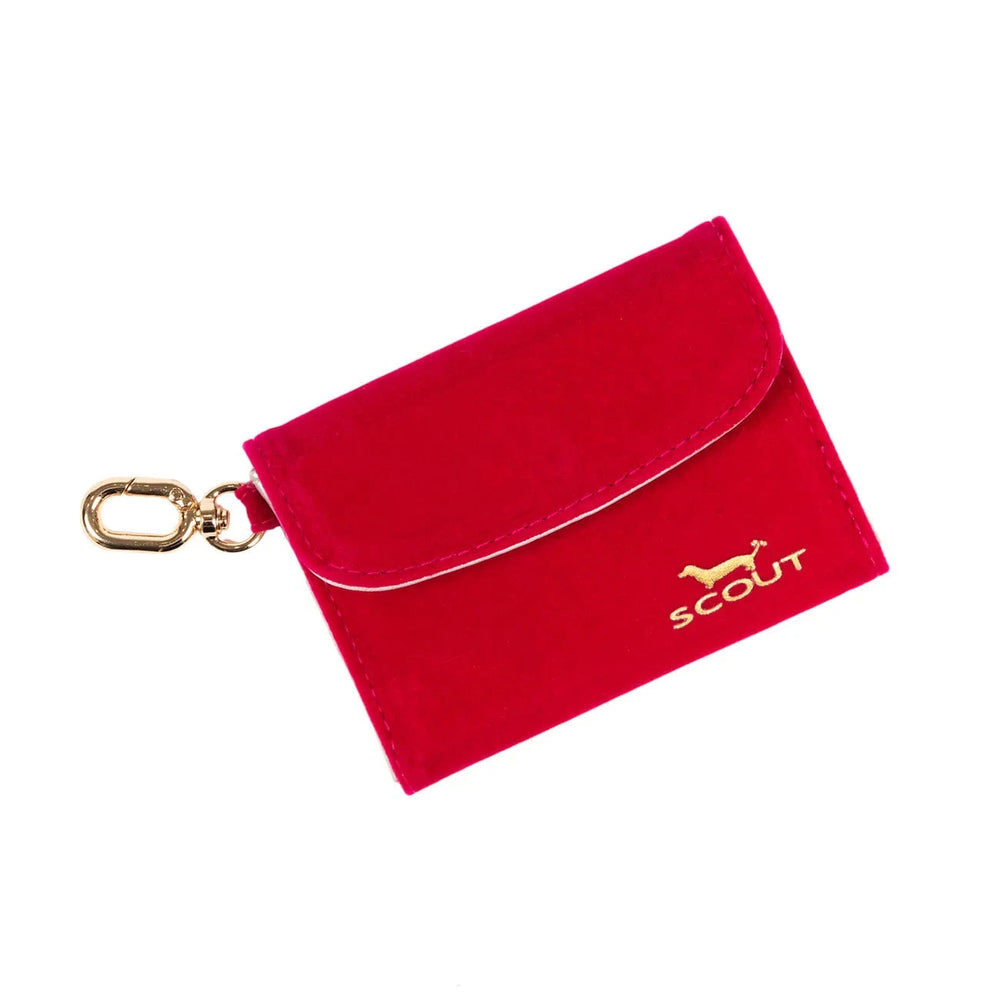 Scout Pink Velvet Street Cred Card Holder