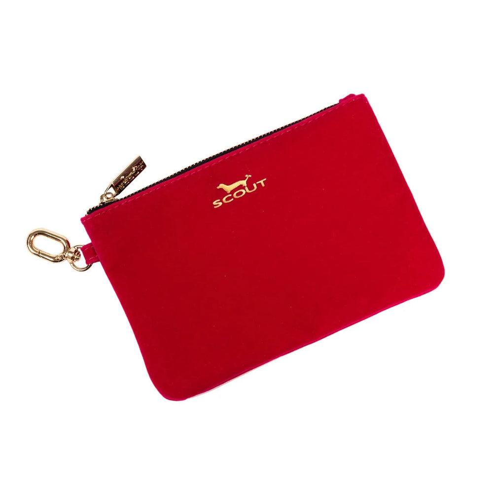 Scout Pink Velvet The Carly Pouch