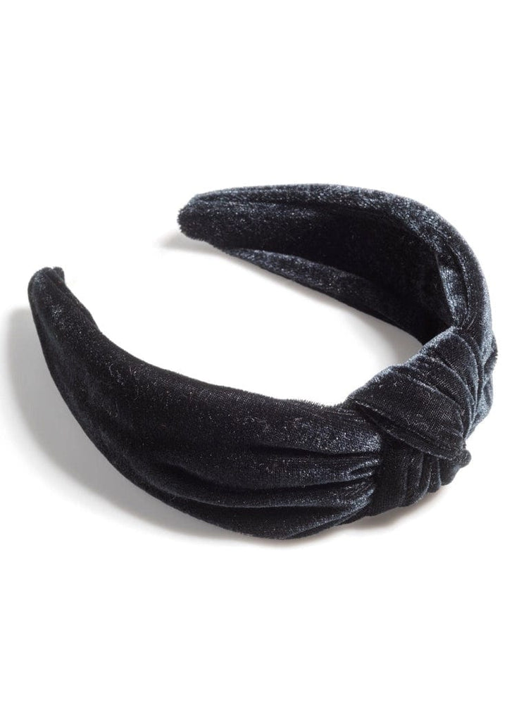 Shiraleah Black Knotted Velvet Headband