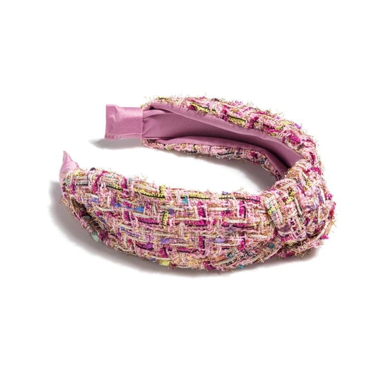 Pink Boucle Headband