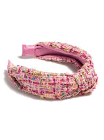 Shiraleah Pink Multi Boucle Knotted Headband