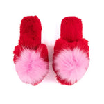 Shiraleah Red Amor Slippers