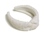 White Boucle Headband