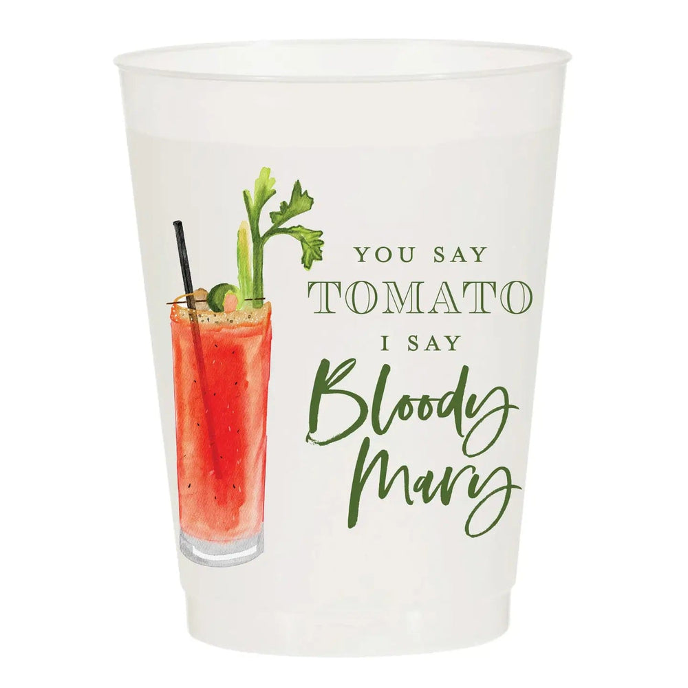 Bloody Mary Frosted Cups-Set of 6