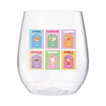 Drinks Art Stemless Wine Tossware