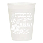 Fiesta Like There's no Manana Frosted Cups-Set of 6