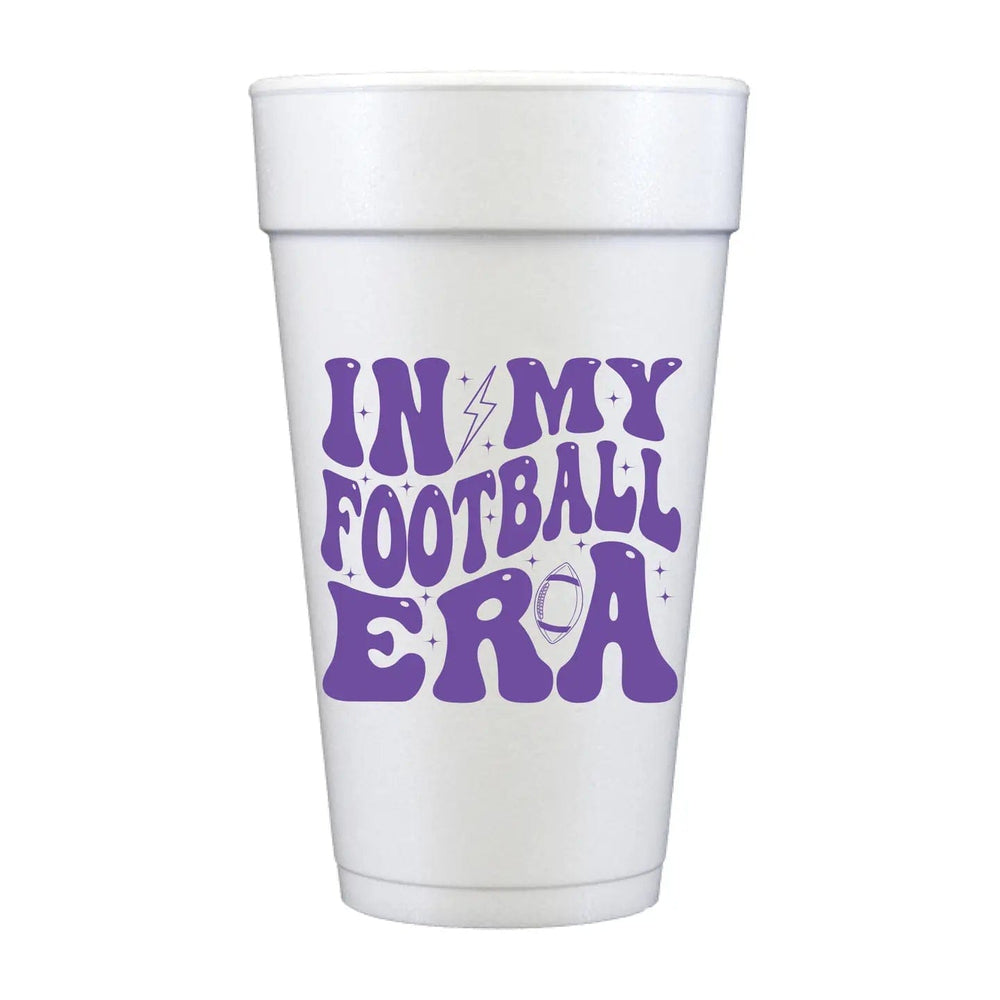 In My Football Era Foam Cups-Set of 10