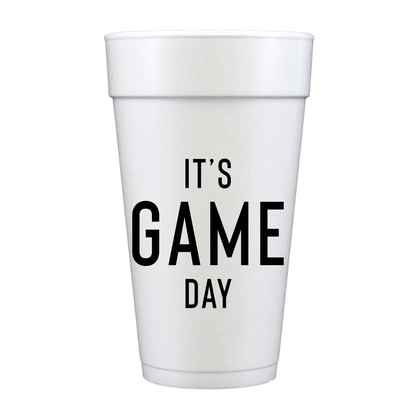 It's Game Day Foam Cups-Set of 10