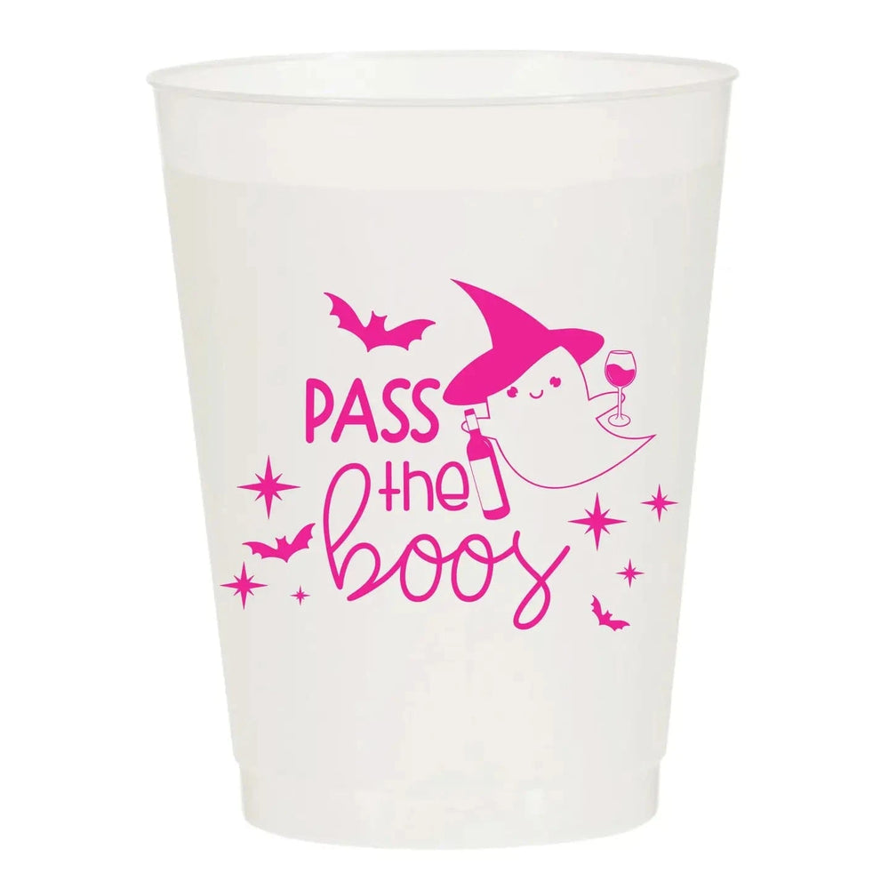 Pass The Boos Frosted Cups-Set of 6