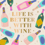 Soiree Sisters Better With Wine Cocktail Napkins