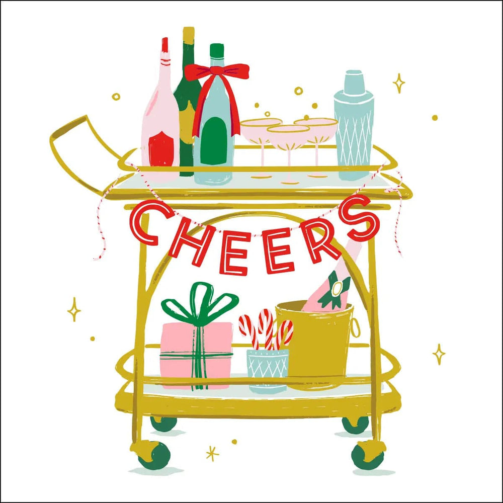 Cheers Bar Cart Cocktail Napkins