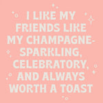 Friends Like Champagne Cocktail Napkins