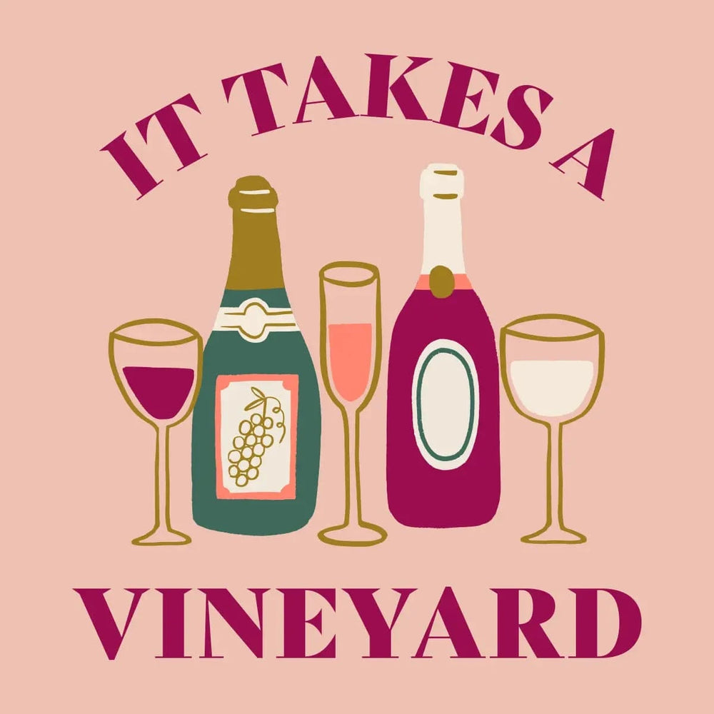 It Takes A Vineyard Cocktail Napkins