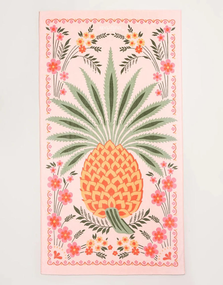 Alljoy Landing Pineapple Beach Towel