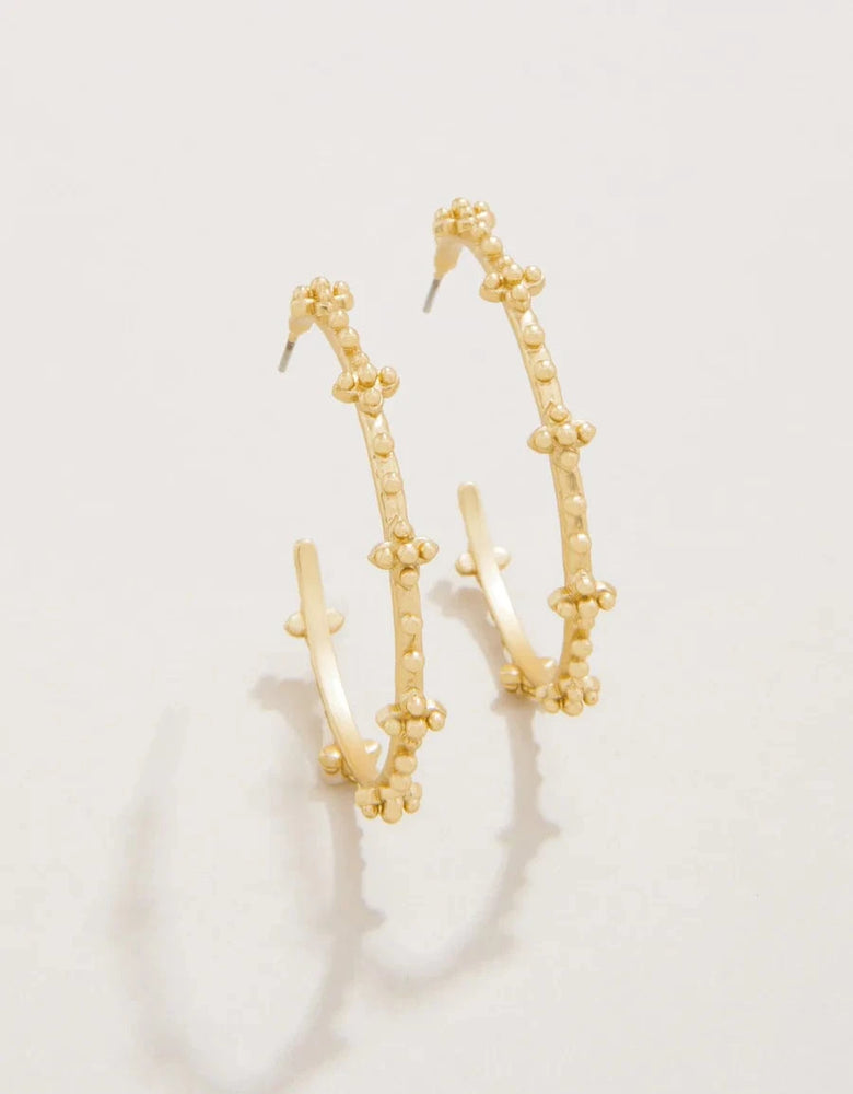 Gold Richmond Hill 40mm Hoop Earrings