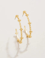 Gold Richmond Hill 40mm Hoop Earrings