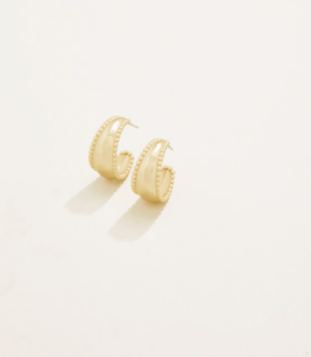Spartina Milly Gold Hoop Earrings