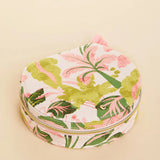 Spartina Palm Paradise Large Round Jewelry Travel Case