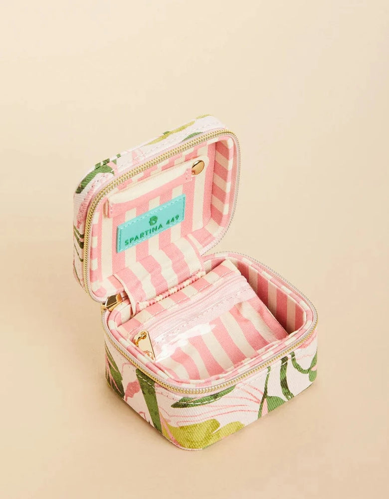 Spartina Palm Paradise Stow & Go Jewelry Travel Case