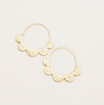 Spartina Pretty Petal Hoop Earrings