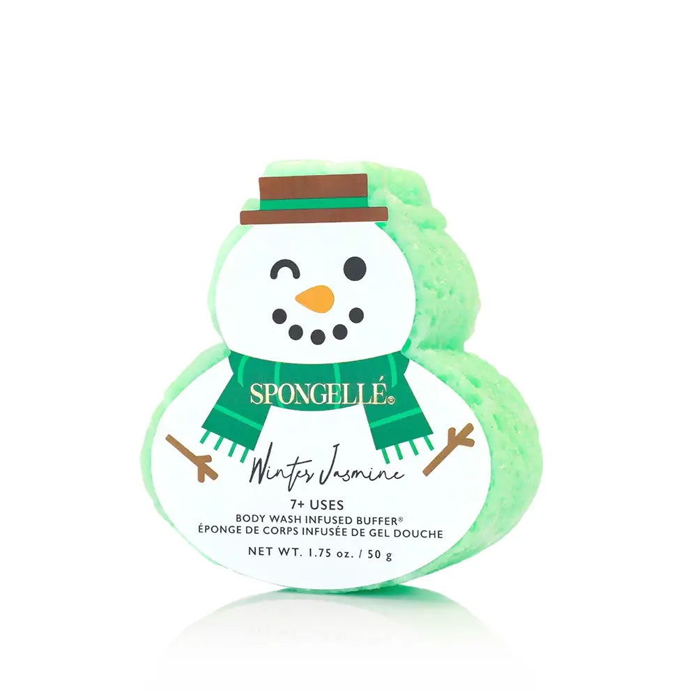 Winter Jasmine Snowman Sponge