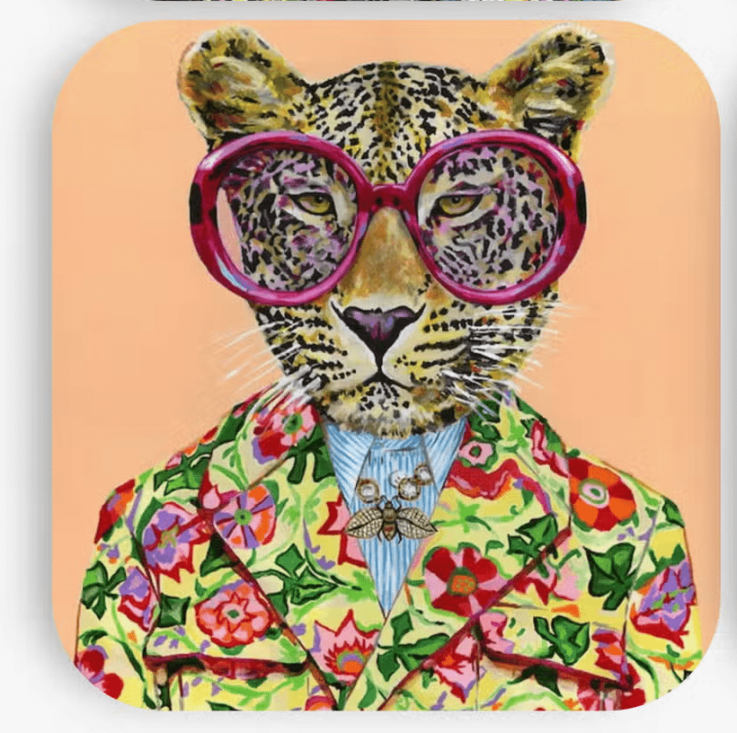 Tart By Taylor Cheetah Big Cat Coaster