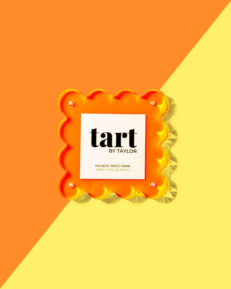 Tart By Taylor Neon Orange Mini Acrylic Frame