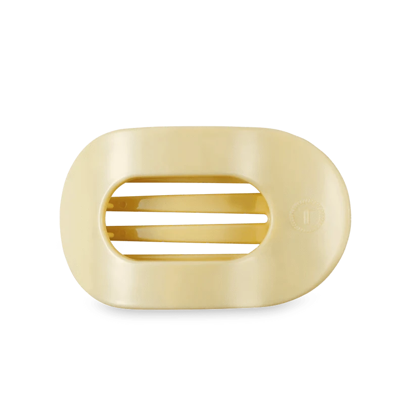 Teleties Butter Yellow Medium Flat Teleties Clip