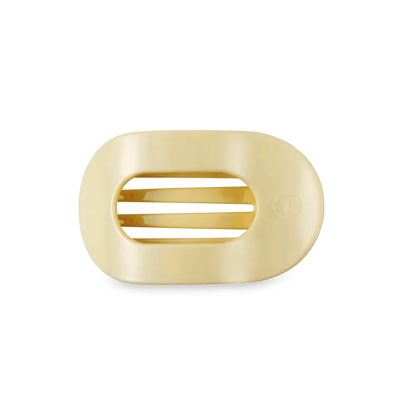 Butter Yellow Small Flat Teleties Clip